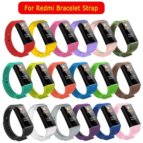 Силиконовый ремешок для Xiaomi Mi Smart Band 4C, сменный Браслет для Xiaomi Redmi Band, новинка 2022, спортивные часы для Redmi band, ремешок ► Фото 1/6