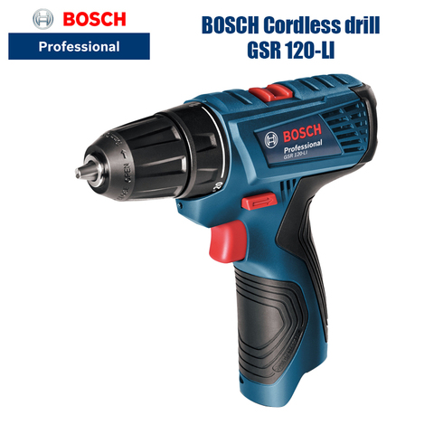 Bosch электрическая дрель GSR120-LI 12 в перезаряжаемая ручная электрическая дрель бытовая электрическая отвертка (Bosch Оригинальный голый металл) ► Фото 1/6