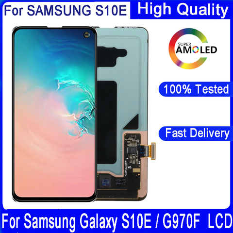 Оригинальный ЖК-дисплей 5,8 дюйма S10e для SAMSUNG Galaxy S10E, G970F, G970W, G970U, SM-G9700, ЖК-дисплей, сенсорный экран, дигитайзер, замена ► Фото 1/6