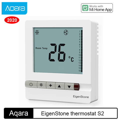 Умный термостат Aqara S2 EigenStone, регулятор температуры, ЖК-дисплей, для xiaomi app mi home ► Фото 1/6