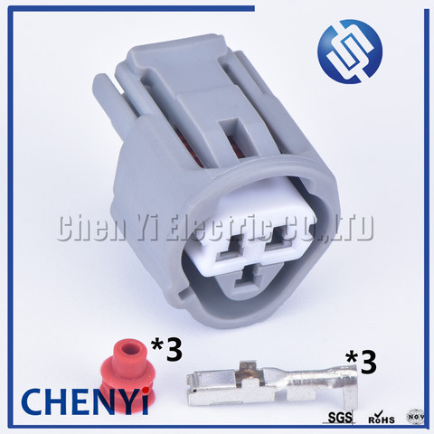 1 комплект 3 контактный разъем 2,2 мм Водонепроницаемый автомобильного разъема Корпус 6189-0486 женские резиновые сапоги с разъем датчика темпер... ► Фото 1/6