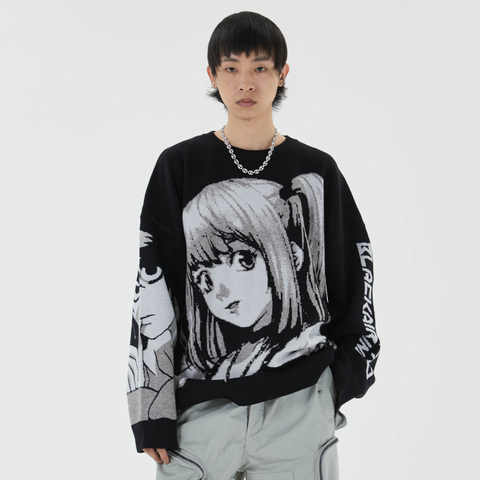 С длинным рукавом японский Стиль Kawaii стильная футболка с изображением персонажей видеоигр в стиле 