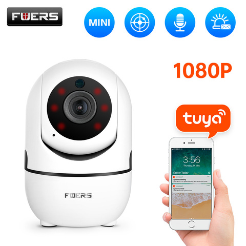 Fuers 1080P IP Камера приложение Tuya автоматическое слежение домашняя комнатная камера безопасности Камера видеонаблюдения Беспроводной Wi-Fi Каме... ► Фото 1/6