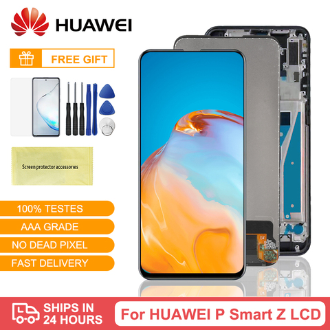 Оригинальный 6,59 ''для Huawei P Smart Z ЖК-дисплей сенсорный экран для Huawei Y9 Prime 2022 ЖК-дигитайзер сборка Замена STK-LX1 ► Фото 1/6