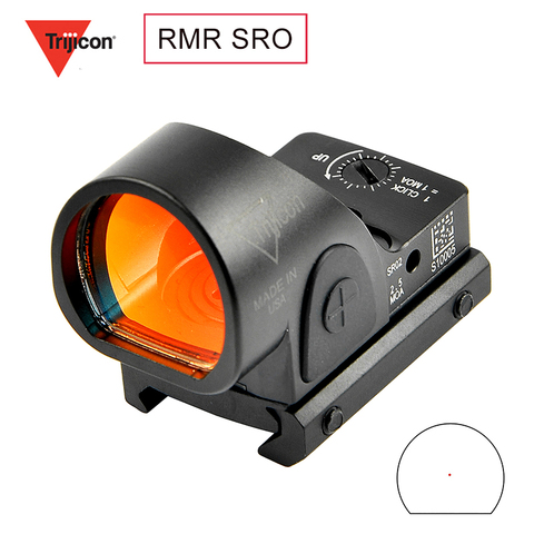 Trijicon Mini New Mini RMR SRO Red Dot Sight Collimator Glock/винтовка Reflex Sight Scope fit 20 мм Вивер рейка для охотничьей винтовки ► Фото 1/6