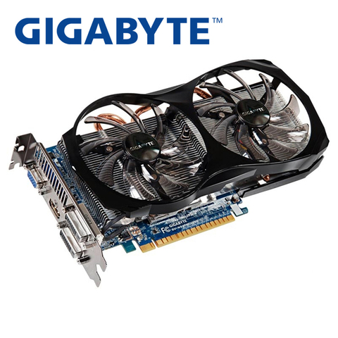 Видеокарта GIGABYTE Geforce GTX 660 2 Гб 192Bit GDDR5 графические карты GPU карта памяти оригинал для NVIDIA GTX660 2 Гб PCI-E карты ► Фото 1/6