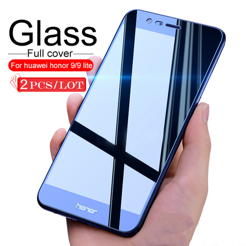 Защитное стекло, закаленное стекло для Huawei Honor 9 Lite, 2 шт. ► Фото 1/6