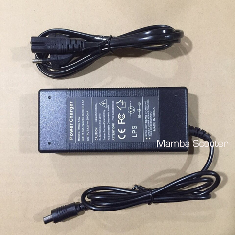 Адаптер зарядного устройства для электрического скутера 42 в, 2 А, ЕС, США для Xiaomi Mijia M365, Ninebot, Es1, Es2, зарядное устройство для самоката, скейтборда ► Фото 1/6