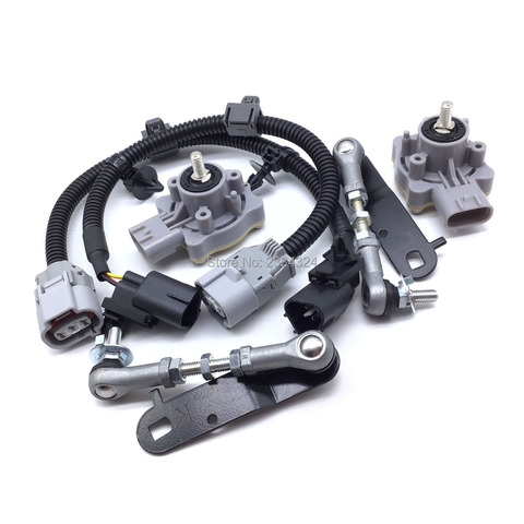 Кабель с рычагом и датчиком высоты для Toyota Lexus 48906-35020, 48906-35010, 89408-60011, 89407-60022 ► Фото 1/6