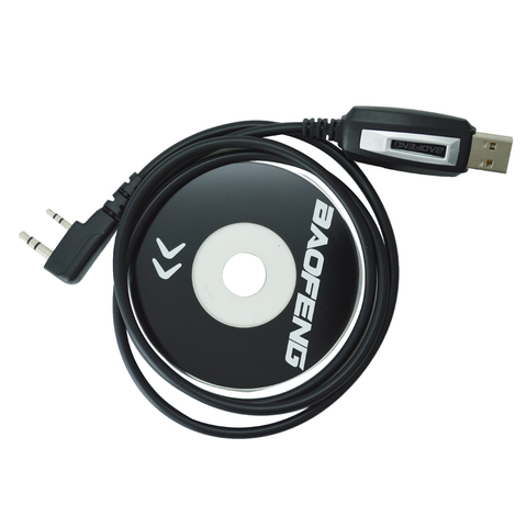 Baofeng USB Кабель для программирования CD для UV-5RE UV-5R Pofung UV 5R uv5r 888S UV-82 UV-B5 двухсторонняя Радио рация ► Фото 1/1