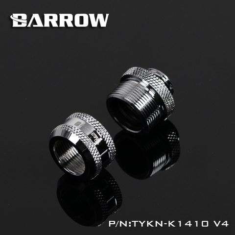 Barrow TYKN-K1410V4, фитинги для жестких труб диаметром 14 мм, переходник G1 / 4 для гаджетов с жесткими трубками диаметром 14 мм ► Фото 1/6