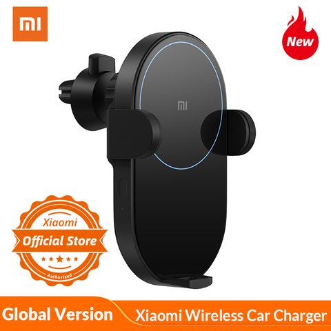 Глобальная версия Xiaomi Mi 20W MAX беспроводное автомобильное зарядное устройство с интеллектуальным инфракрасным датчиком, быстрая зарядка, автомобильный держатель для телефона ► Фото 1/6