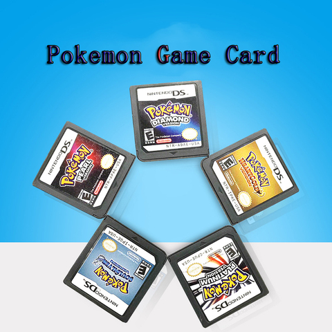 Игровая консоль с картриджем серии PokeMon DS, со стразами, сердцебиением, золотом, жемчугом, платиной, серебряной душой, европейская версия для ... ► Фото 1/6