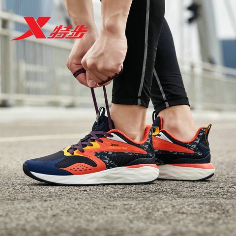 Кроссовки Xtep мужские Противоскользящие, спортивная обувь для бега, на шнуровке, для отдыха, весна 981419110523 ► Фото 1/6