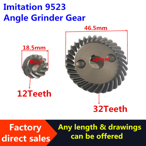 Угловая шлифовальная машина 100, имитация шестерни 9523, 100, угловая шлифовальная машина, шестерня угловой шлифовальной машины, запчасти ► Фото 1/2