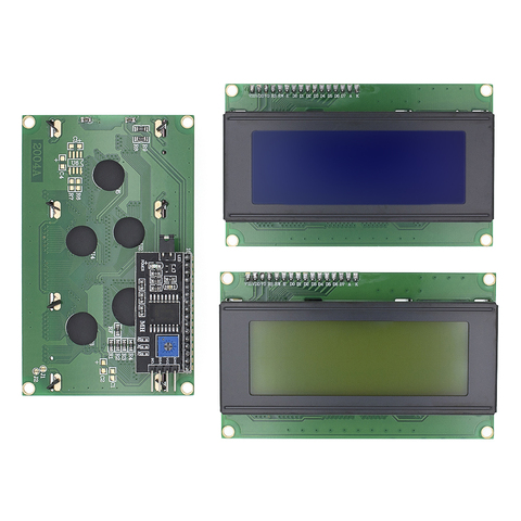 ЖК-дисплей 2004 + I2C 2004 20x4 2004A синий/зеленый экран HD44780 символьный ЖК-дисплей/w IIC/I2C последовательный интерфейс модуль адаптера для arduino ► Фото 1/6