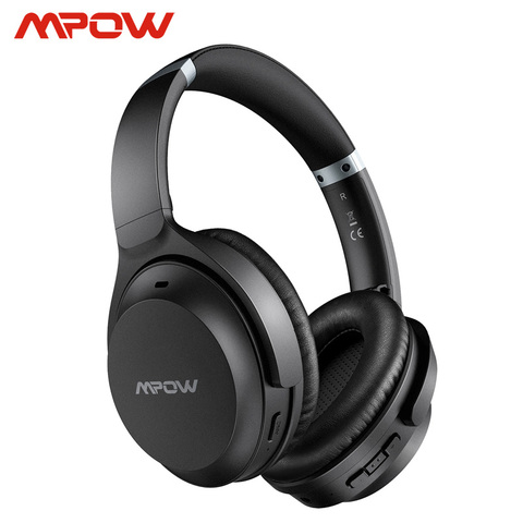 Mpow H12 IPO наушники с активным шумоподавлением 40h Playtime CVC 8,0 Mic Bluetooth 5,0 беспроводная гарнитура для iPhone Huawei Xiaomi ► Фото 1/6