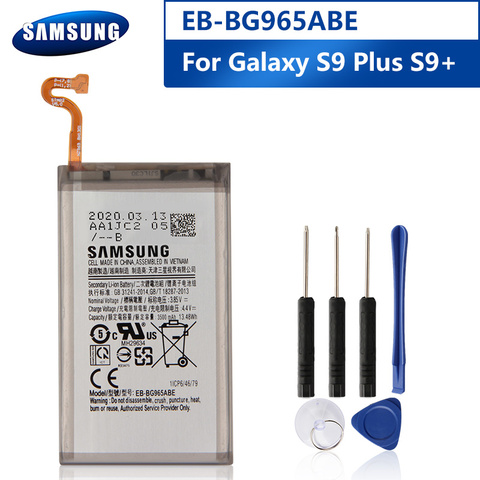 Samsung оригинальный EB-BG965ABE аккумулятор для Samsung GALAXY S9 Plus G9650 S9 + G965F настоящая запасная батарея для телефона 3500 мАч ► Фото 1/6