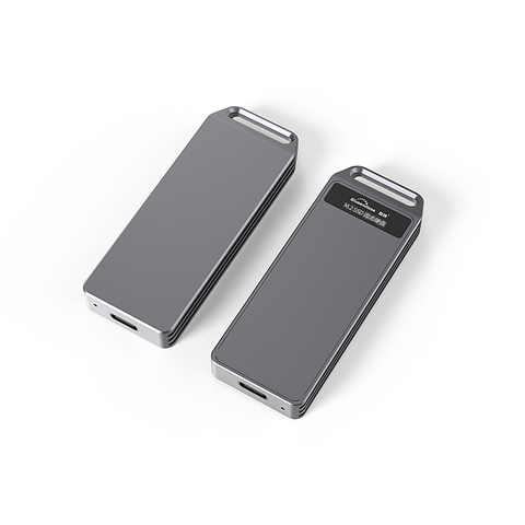 Blueendless портативный SSD m.2 корпус с поддержкой pcie NVME/NGFF с M ключом/B & M ключом SSD Тип C 3,1 высокоскоростной твердотельный диск чехол ► Фото 1/6