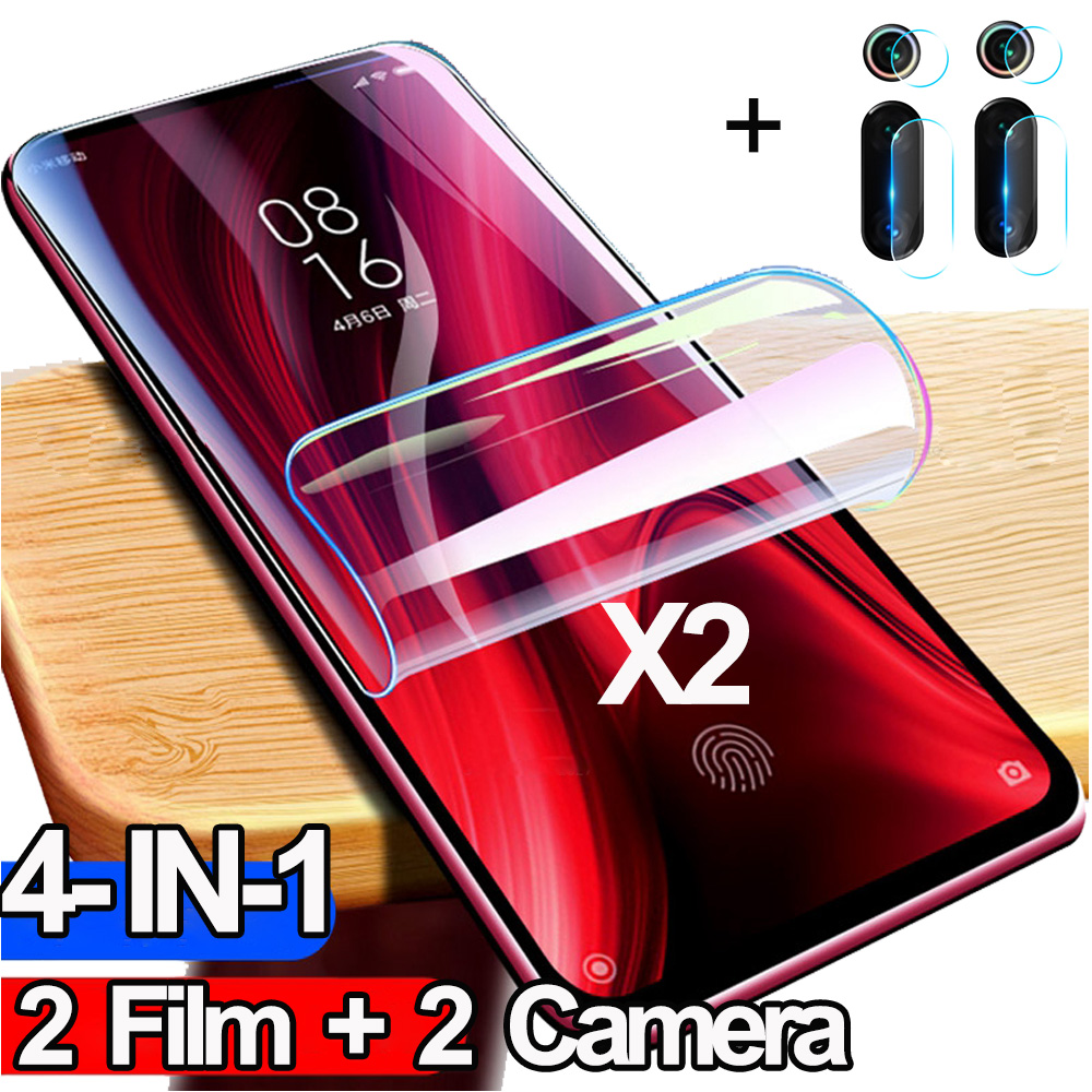 2 + 2 ми 9т Гидрогелевая пленка для Xiaomi Mi 9 lite мягкое стекло Mi9T Mi9  SE Mi 9 T Soft Glass защита для экрана Redmi K20 Pro камера ми 9 се