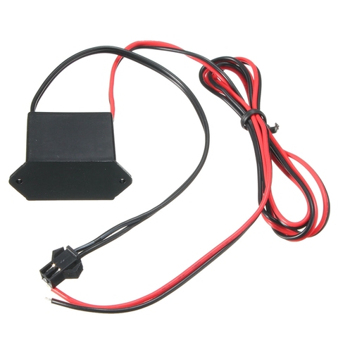 Неоновый мини-контроллер EL Wire 12 В постоянного тока для светодиодного провода длиной 1-10 м, адаптер питания, гибкий неоновый драйвер ► Фото 1/4