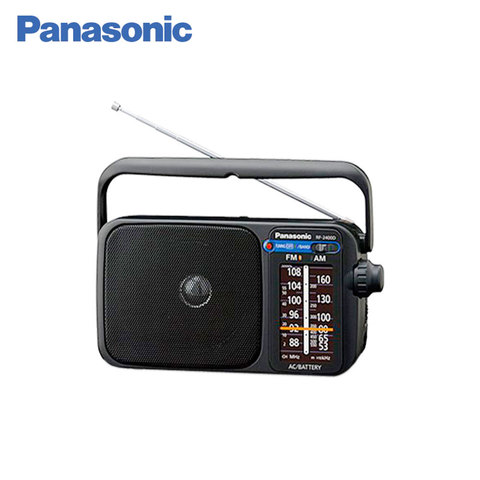 Panasonic Портативный FM/AM Радиоприемник RF-2400DEE-K, цифровой тюнер с AFC, большая шкала ► Фото 1/3