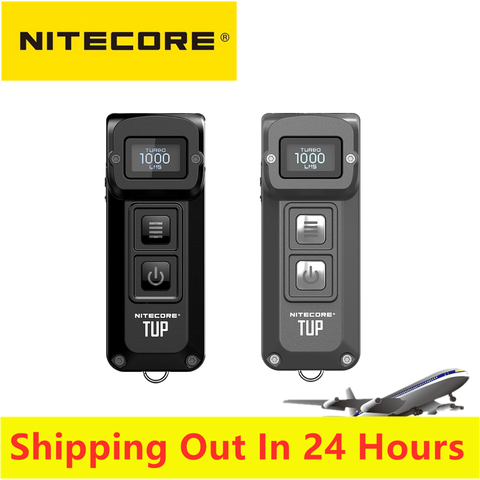 Оригинальный Портативный фонарик NITECORE TUP, умный карманный фонарь EDC, компактный и легкий, 1000 лм, расстояние луча 180 м ► Фото 1/6