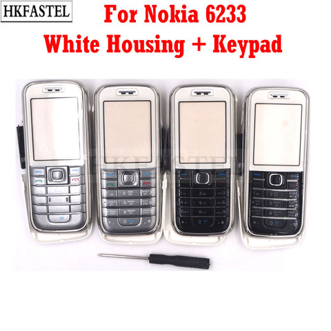 HKFASTEL для Nokia 6233, высокое качество, новинка, полный корпус, чехол + английская/Русская клавиатура + с отслеживанием ► Фото 1/6