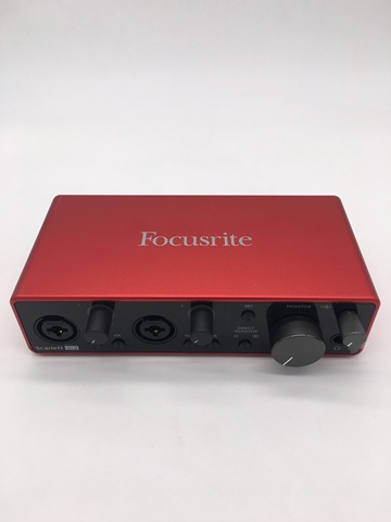 Улучшенный профессиональный аудио Интерфейс Focusrite Scarlett 2i2 3-го поколения, USB 2,0 Звуковая карта, микрофонный усилитель ► Фото 1/5