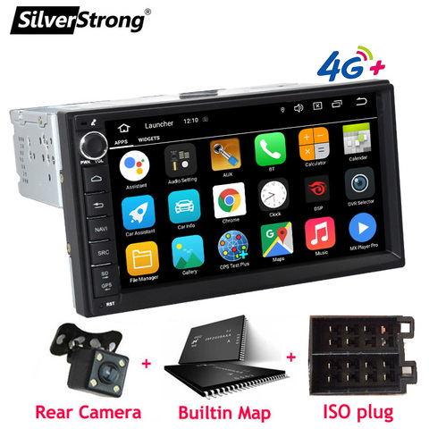SilverStrong, Android 10, универсальный 1Din автомобильный радиоприемник, GPS автостерео, LADA GRANTA Android ► Фото 1/6