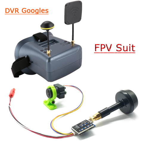 FPV подходит для LS-008D 5,8G FPV Googles очки виртуальной реальности высокого качества 40 каналов с батареей 600 мА с МВт Lancher + CMOS 1000TVL камера ► Фото 1/6