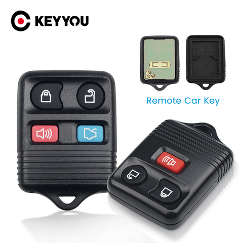 KEYYOU Автомобильный ключ 315 МГц 2/3 кнопки подходит для Ford Escape Explorer 2002 бесключевой доступ пульт дистанционного управления автомобильный ключ п... ► Фото 1/6