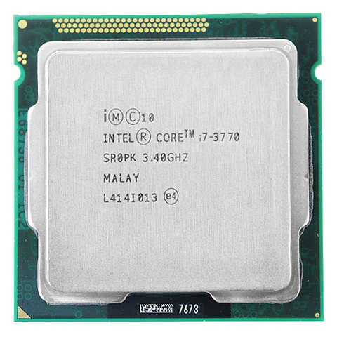 Для Intel Core i7-3770  I7 3770 cpu 3,4 ГГц 8 м 77 Вт 22 нм четырехъядерный socket 1155 настольный процессор ► Фото 1/2