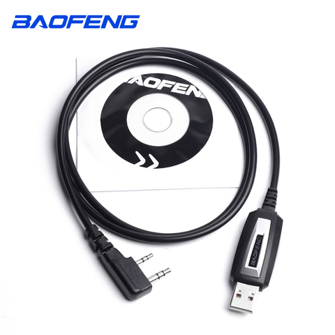 OPPXUN USB-кабель для программирования и программное обеспечение CD для Baofeng Walkie Talkie UV-5R Serise BF-888S Kenwood 'd xun набор аксессуаров ► Фото 1/6