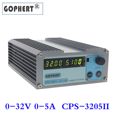 Стабильный Gophert Новый CPS-3205 32V 5A Модернизированная версия мини Регулируемый цифровой источник питания постоянного тока OVP/OCP 110V220V регулируемый ► Фото 1/6