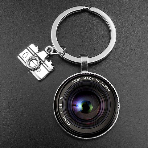 Модный SLR объектив кулон в виде камеры брелок для фотографа SLR Enthusiast кольцо для ключей индивидуальное ювелирное изделие подарок для любител... ► Фото 1/5
