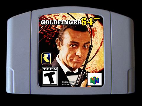 64-битные игры ** GOLDFINGER 007 (Американская версия! Взлома Goldeneye!) ► Фото 1/3