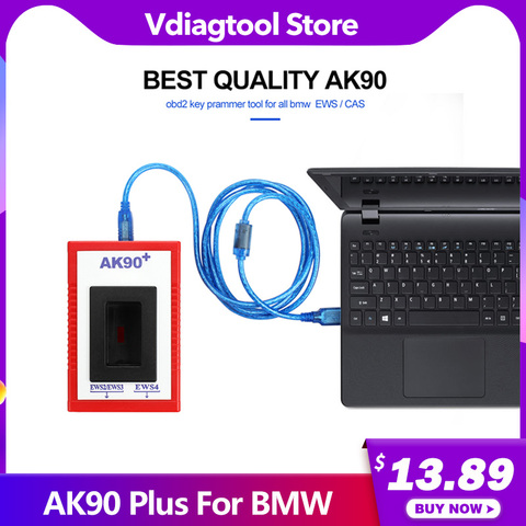 AK90 Plus для BMW V3.19 AK90 + OBD2 автомобильный ключевой программист для BMW EWS с 1995-2009 AK90 ключевой программист Бесплатная доставка ► Фото 1/6