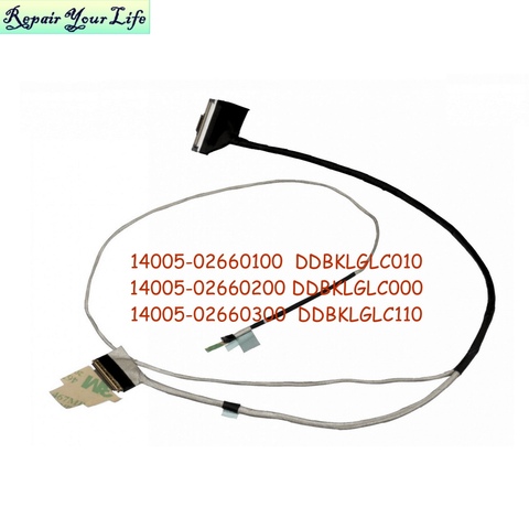ЖК-кабель FHD LVDS 30 pin для Asus Tuf FX504GD FX504GE FX504GM Series 14005-02660100 02660200 DDBKLGLC000 02660300 DDBKLGLC110 ► Фото 1/6