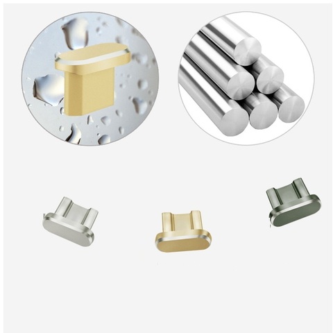 Универсальная металлическая Пылезащитная заглушка для разъема для наушников диаметром 3,5 мм для телефона Android ► Фото 1/6