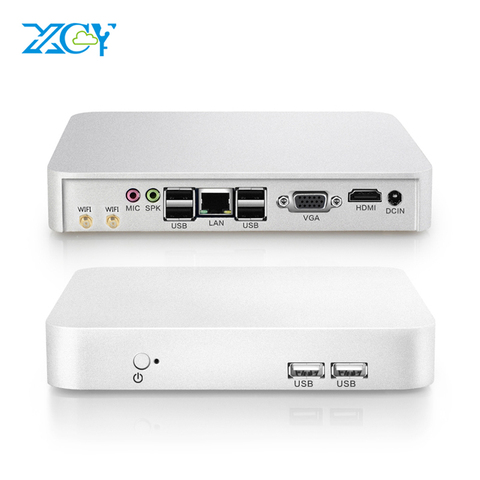 Мини-ПК XCY Intel Celeron J1900 N2810, офисный компьютер Minipc, Linux Win 10 7 HDMI WIFI USB Minipc Linux, тонкий клиентский микро-компьютер ► Фото 1/6