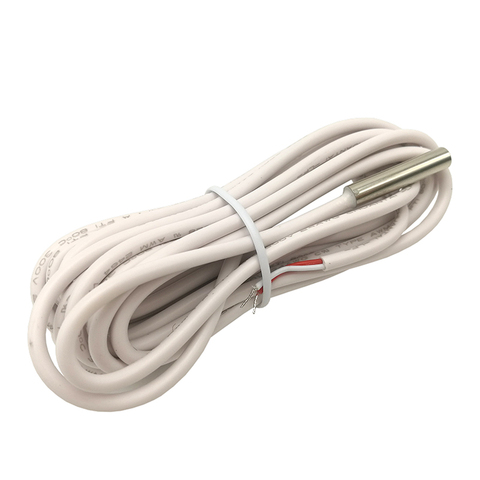 Новый Белый 3 метра 10000 Ом сенсорный кабель, напольный нагревательный Термостат Датчик температуры зонд 1 шт. ► Фото 1/3