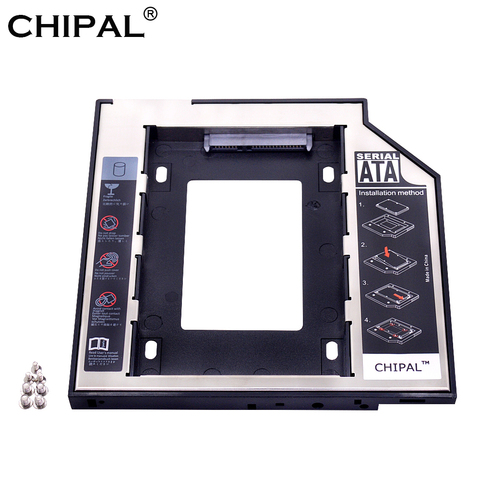 CHIPAL Универсальный SATA 3,0 второй HDD Caddy 9,5 мм 9,5 для 2,5 