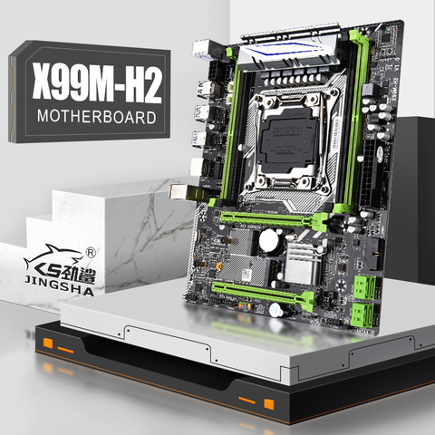 Новая материнская плата JINGSHA X99 Lga 2011-3 с поддержкой разъема E5 V3 V4 ЦПУ и 4 * DDR4 ECC REG ОЗУ с 2 * PCIE-16X USB3.0 Sata 3,0 ► Фото 1/6