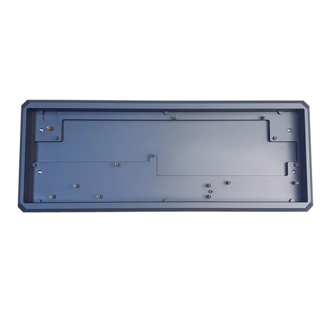 GK61X 64X чехол GK PCB подсветка RGB светодиодная полоса механическая клавиатура чехол CNC анодированный алюминий GH60 % Металл ПК прозрачный акрил ► Фото 1/6