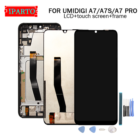 ЖК-дисплей UMIDIGI A7 PRO + дигитайзер сенсорного экрана + рамка в сборе, 100% оригинальный ЖК + дигитайзер сенсорного экрана для UMIDIGI A7 PRO ► Фото 1/6