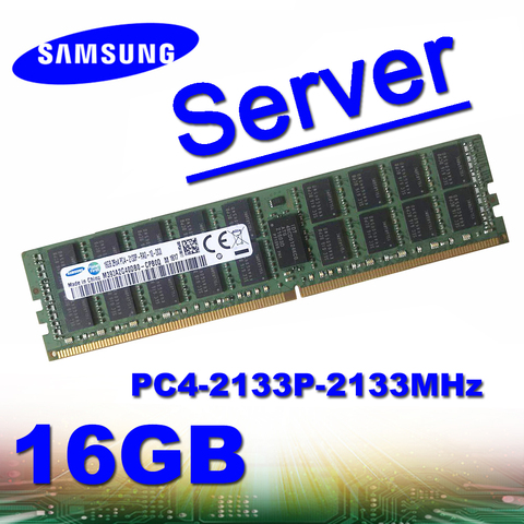 Серверная память Samsung ddr4 16 Гб 2133 МГц 2400 МГц 2666 МГц ОЗУ pc4-2133P 2400T 2666 в 1333 МГц 1600 МГц 1866 МГц DDR4 4 ГБ 8 ГБ 32 ГБ ► Фото 1/1