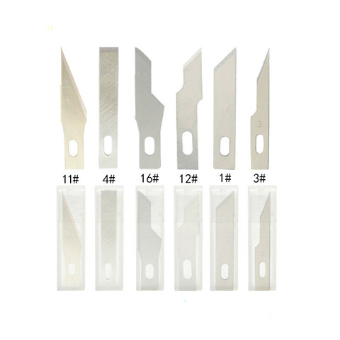 Металлический нож для резьбы #1 #3 #4 #11 #12 #16 ремесленные ножи лезвия для Мобильный телефон ноутбук PCB ремонт модель гравировка ручные инструменты ► Фото 1/6