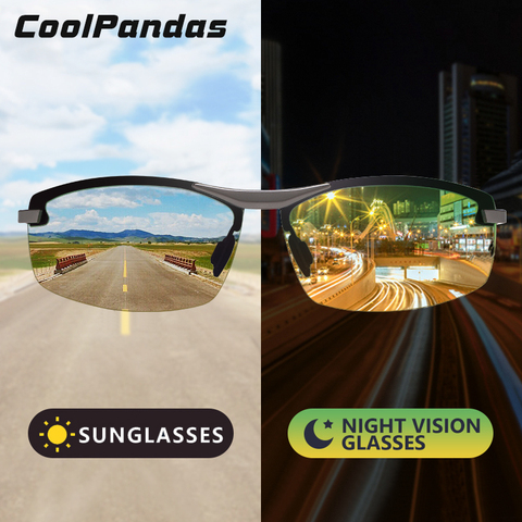 CoolPandas, интеллектуальные фотохромные солнцезащитные очки, мужские поляризованные очки хамелеон, женские и мужские очки для вождения, солнце... ► Фото 1/6