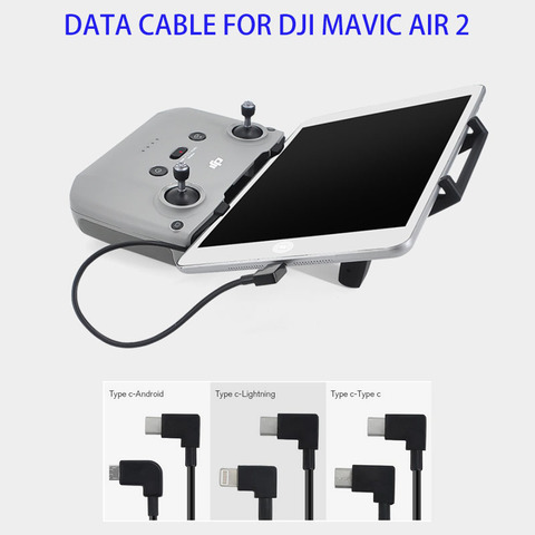 Кабель для передачи данных для Mavic Air 2/MINI 2 Micro USB Type-c IOS Android OTG для DJI Mavic Air 2 Tablet Smartphone Drone аксессуары ► Фото 1/6